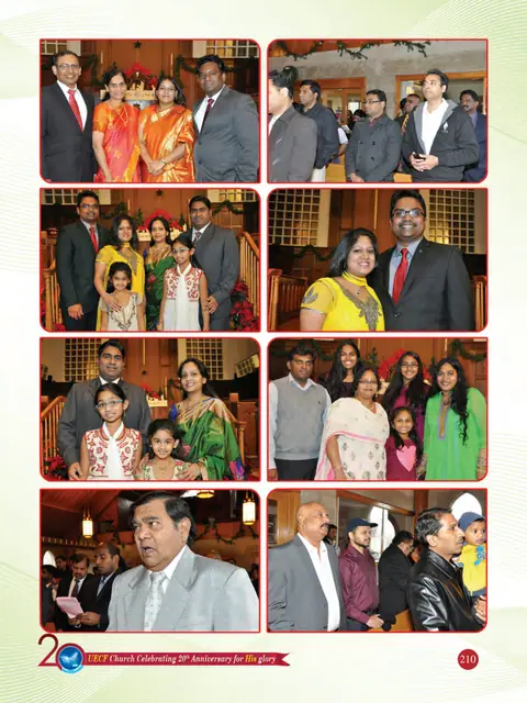 UECF families and events — souvenir page 210