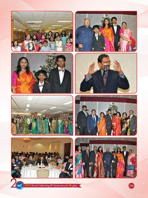 UECF families and events — souvenir page 240