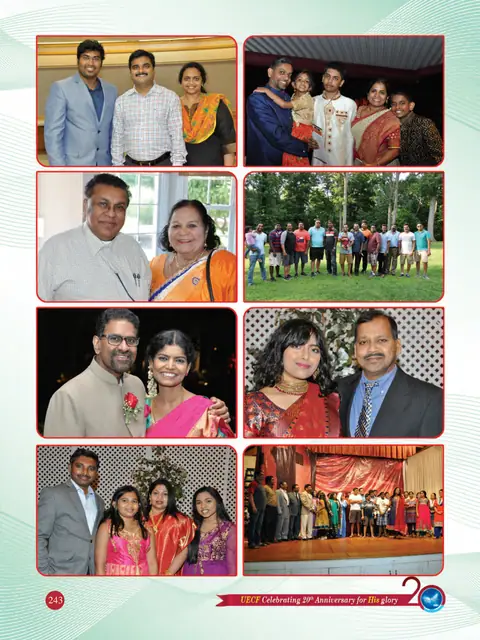 UECF families and events — souvenir page 243