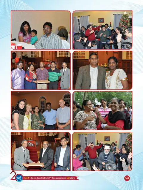 UECF families and events — souvenir page 244