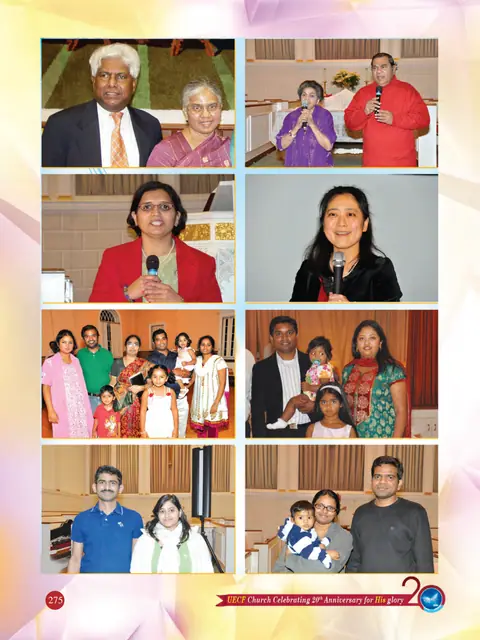 UECF families and events — souvenir page 275