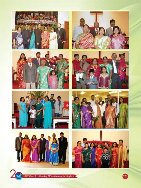 UECF families and events — souvenir page 276