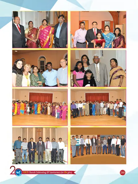 UECF families and events — souvenir page 288