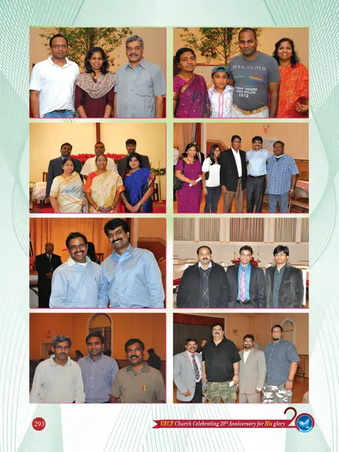 UECF families and events — souvenir page 293