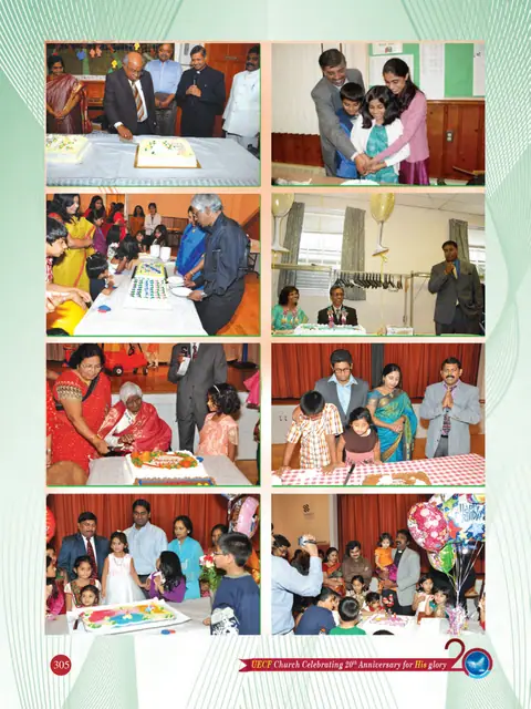 UECF families and events — souvenir page 305