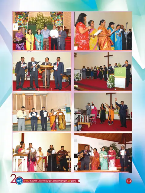 UECF families and events — souvenir page 334