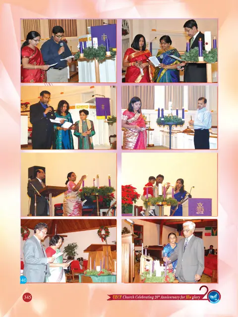 UECF families and events — souvenir page 345