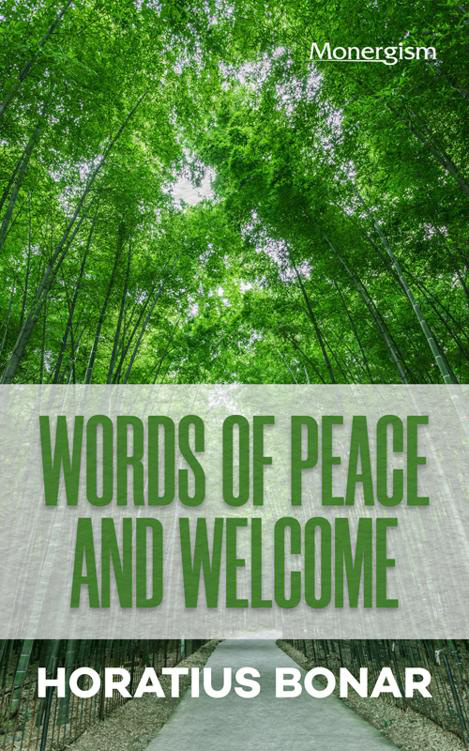 Words of Peace and Welcome by Horatius Bonar book cover