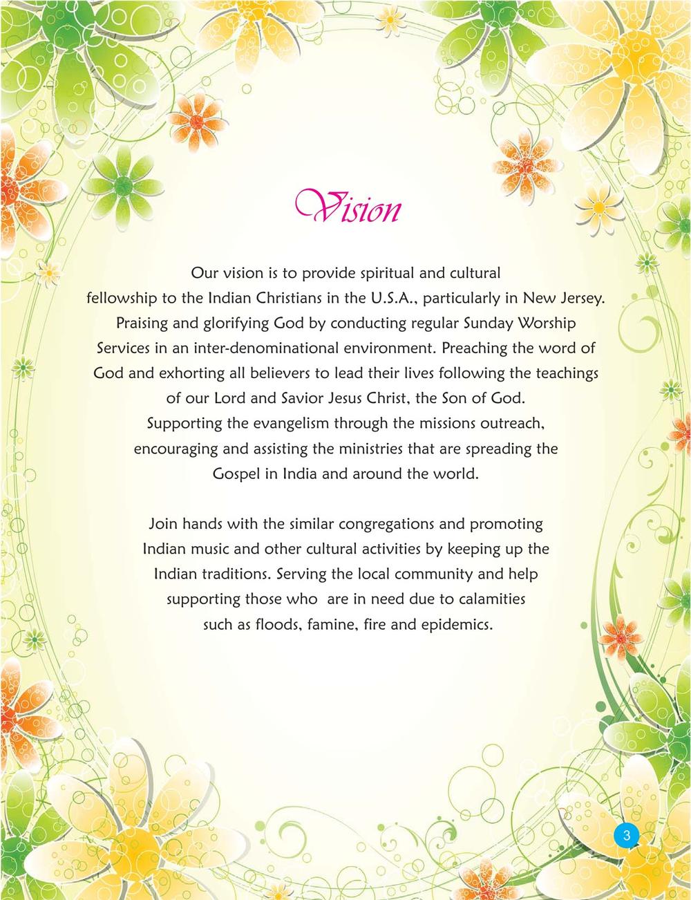 Original page 3 of the UECF 15th Anniversary Souvenir