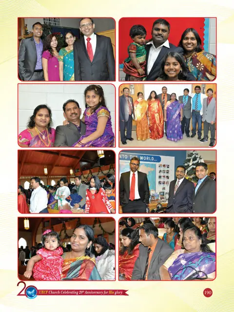 UECF families and events — souvenir page 190