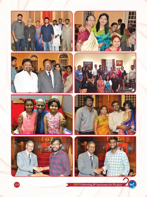 UECF families and events — souvenir page 255