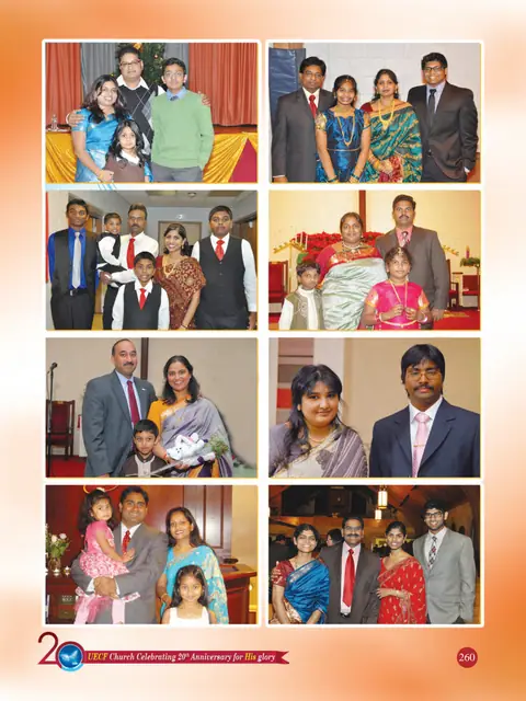 UECF families and events — souvenir page 260