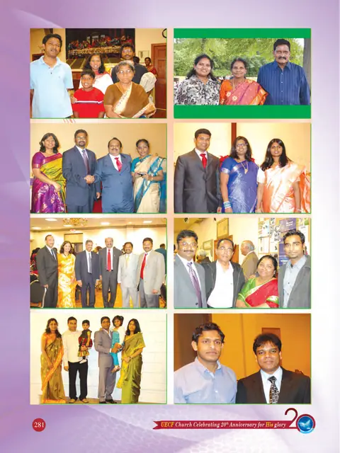 UECF families and events — souvenir page 281