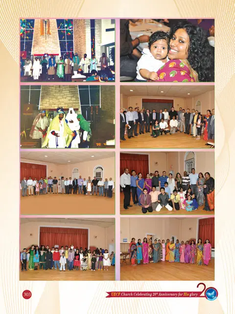 UECF families and events — souvenir page 303